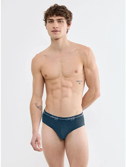 Slipy sloggi men Start Midi C2P box modré Blue - SLOGGI Slipy sloggi men Start Midi C2P box modré Blue - SLOGGI