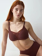 Dámská podprsenka Triumph Shape Smart P - Velvet Chocolate - hnědá 7859 - TRIUMPH