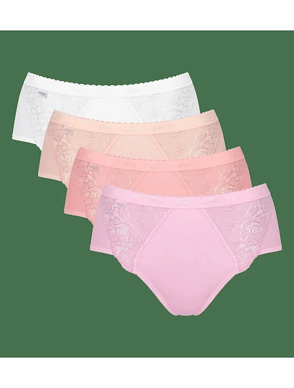 sloggi Chic Midi C4P - Pink - SLOGGI Pink - SLOGGI