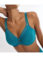 Dámská podprsenka Signature Sheer W01 EX - BLUE - modrá 1802 - TRIUMPH Dámská podprsenka Signature Sheer W01 EX - BLUE - modrá 1802 - TRIUMPH