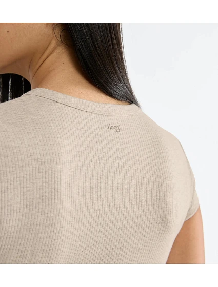 sloggi GO Ribbed T-Shirt - GRAY - SLOGGI GRAY - SLOGGI