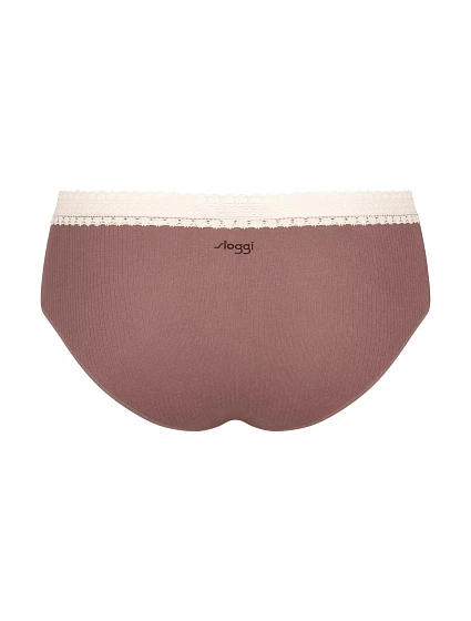sloggi GO Ribbed R Hipster C2P - BROWN - SLOGGI BROWN - SLOGGI sloggi GO Ribbed R Hipster C2P - BROWN - SLOGGI BROWN - SLOGGI