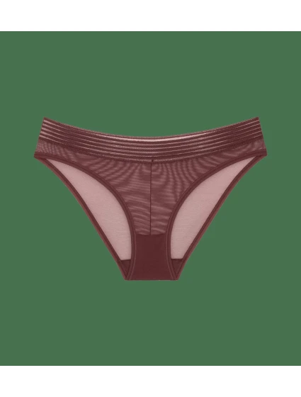 Tempting Sheer Highleg Tai 2P  Chocolate  Chocolate  model 21789708 - Triumph