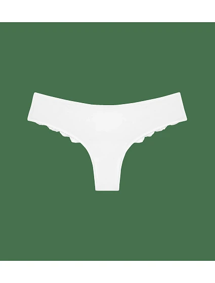 Lovely Micro Brazilian String 2P - WHITE - TRIUMPH WHITE - TRIUMPH