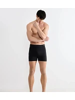 Pánské boxerky GO Smooth Short 2P - BLACK - černé 0004 - SLOGGI Pánské boxerky GO Smooth Short 2P - BLACK - černé 0004 - SLOGGI
