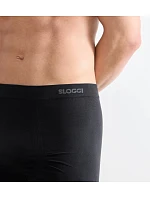 Pánské boxerky GO Smooth Short 2P - BLACK - černé 0004 - SLOGGI Pánské boxerky GO Smooth Short 2P - BLACK - černé 0004 - SLOGGI