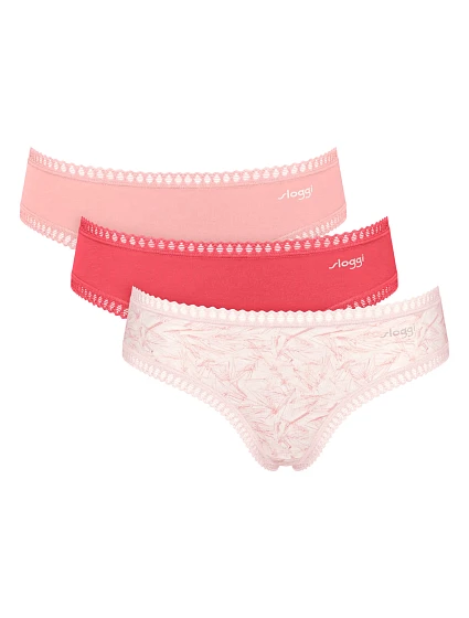 Dámské kalhotky GO Crush Hipster C3P - RED - červené M005 - SLOGGI