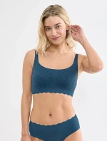 Dámská podprsenka ZERO Feel Bliss Top Smoky Blue modrá - SLOGGI