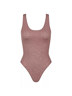 Dámské body ZERO Feel Bliss Body - BROWN - hnědé 1141 - SLOGGI