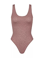 Dámské body ZERO Feel Bliss Body - BROWN - hnědé 1141 - SLOGGI