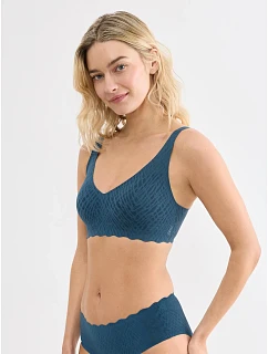 Dámská podprsenka  ZERO Feel Bliss Soft bra - Smoky Blue - modrá 1692 - SLOGGI