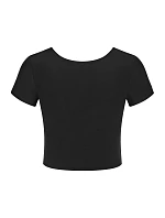 Dámský top ZERO Feel 2.0 Crop Top - BLACK - černý 0004 - SLOGGI