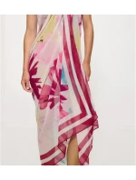 Beach MyWear Pareo - WHITE/PINK - TRIUMPH WHITE/PINK - TRIUMPH