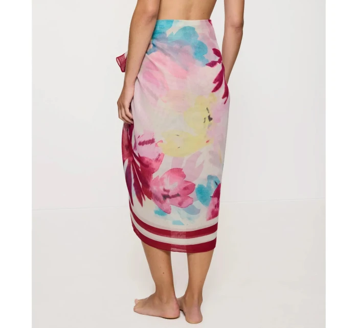 Beach MyWear Pareo - WHITE/PINK - TRIUMPH WHITE/PINK - TRIUMPH Beach MyWear Pareo - WHITE/PINK - TRIUMPH WHITE/PINK - TRIUMPH