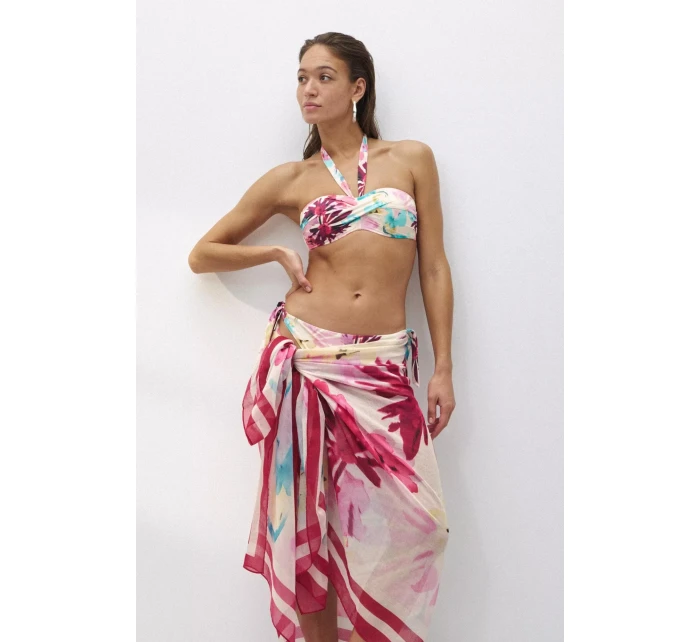 Beach MyWear Pareo - WHITE/PINK - TRIUMPH WHITE/PINK - TRIUMPH Beach MyWear Pareo - WHITE/PINK - TRIUMPH WHITE/PINK - TRIUMPH