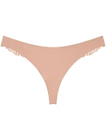 Dámská tanga Pretty Micro String - BROWN - sv. hnědé 00EP - TRIUMPH