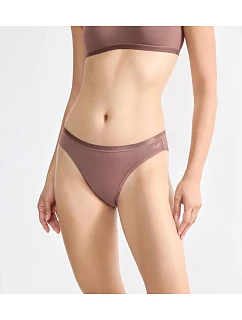 Dámské kalhotky GO Daily Cotton Mini - Cacao - hnědé 1141 - SLOGGI