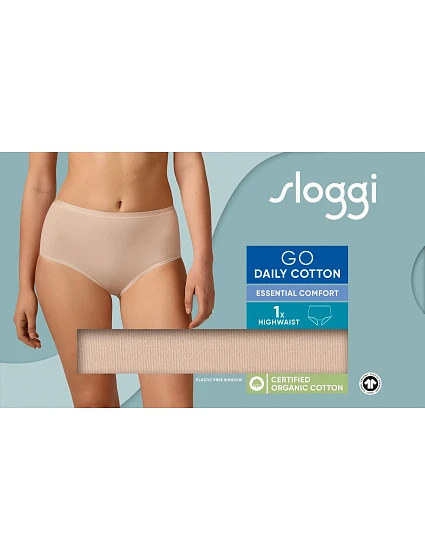 sloggi GO Daily Cotton Highwaist - BROWN - SLOGGI BROWN - SLOGGI