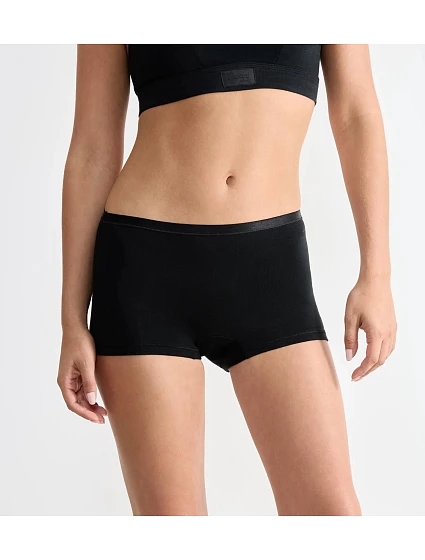 Dámské kalhotky GO Daily Cotton Short - Black - černé 0004 - SLOGGI Dámské kalhotky GO Daily Cotton Short - Black - černé 0004 - SLOGGI