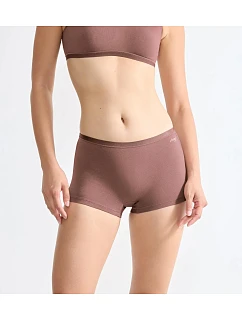 Dámské kalhotky GO Daily Cotton Short - Cacao - hnědé 1141 - SLOGGI