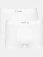 Pánské boxerky EVER Ease Hipster 2P - WHITE - bílé 0003 - SLOGGI