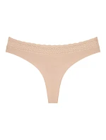 Dámská tanga Feel of Modal String 3P - YELLOW - béžová 0026 - TRIUMPH