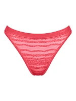 Dámská tanga FREE Evolve String Lace - RED - červené 00AC - SLOGGI