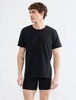 Pánské tričko SLG Base O-Neck černé Black - SLOGGI