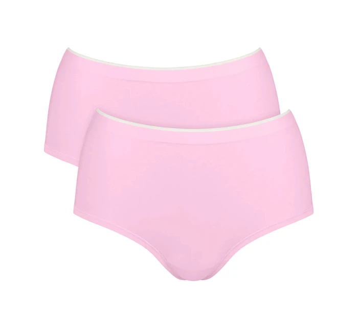 Dámské kalhotky GO Sense Highwaist 2P - PINK - růžové 1588 - SLOGGI Dámské kalhotky GO Sense Highwaist 2P - PINK - růžové 1588 - SLOGGI