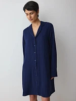 Dámská noční košile Amourette Jacquard NDW - Admiral - tm. modrá 00XF - TRIUMPH