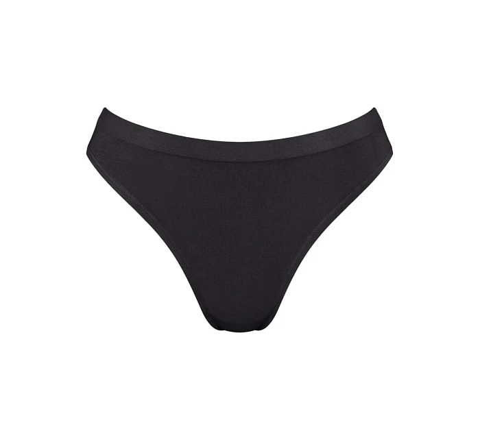 Dámské kalhotky GO Sense High leg 2P - BLACK - černé 0004 - SLOGGI Dámské kalhotky GO Sense High leg 2P - BLACK - černé 0004 - SLOGGI