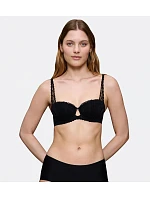 Dámská podprsenka Body Make-Up Illusion Lace Dirndl - BLACK - černá 0004 - TRIUMPH Dámská podprsenka Body Make-Up Illusion Lace Dirndl - BLACK - černá 0004 - TRIUMPH