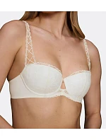 Dámská podprsenka Body Make-Up Illusion Lace Dirndl - WHITE - ecru 00GZ - TRIUMPH Dámská podprsenka Body Make-Up Illusion Lace Dirndl - WHITE - ecru 00GZ - TRIUMPH
