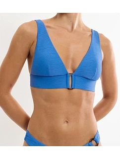 SUMMER DUNE - Texturovaný bikini top s hlubokým výstřihem a vyjímatelnými vycpávkami Triumph