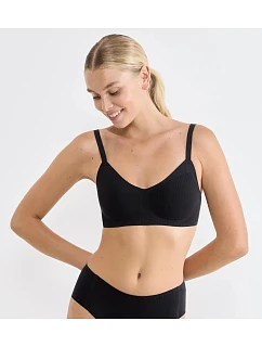 Dámská podprsenka ZERO Feel Pure Soft bra - BLACK - černá 0004 - SLOGGI