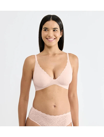 sloggi ZERO Feel Bliss - krajková push-up podprsenka s neviditelnou gelovou podporou Sloggi