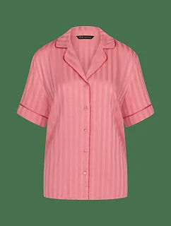Amourette Jacquard Boyfriend Shirt - Cherry Rose - TRIUMPH Cherry Rose - TRIUMPH