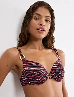 Vrchní díl plavek Summer Wild WP 01 hnědá BROWN - TRIUMPH