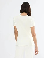 Mix & Match Top SSL Pointelle - WHITE - TRIUMPH WHITE - TRIUMPH