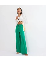 SUMMER SATIN – Lehoučké saténové široké kalhoty se šňůrkou a střapci Triumph