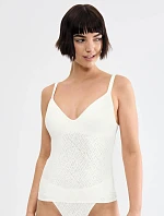 Košilka sloggi ZERO Feel Bliss THE UP PushUp Shirt krémová Silk White - SLOGGI