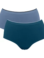 Dámské kalhotky GO Sense Highwaist C2P - Blue - modré M007 - SLOGGI