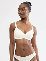 Podprsenka sloggi ZERO Feel 2.0 THE UP TShirt Bra krémová Silk White - SLOGGI
