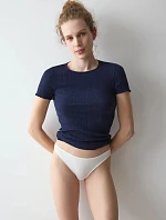 Dámská tanga Pretty Modal String Silk White bílé - TRIUMPH