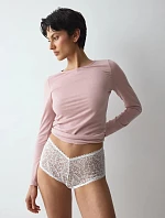Vysoké kalhotky Pretty Modal Maxi krémové Silk White - TRIUMPH