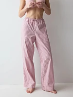 Dámské pyžamové kalhoty Mix & Match Trousers Poplin Pink růžové - TRIUMPH