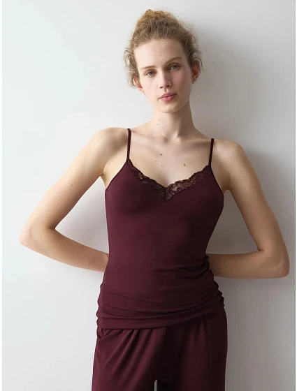 Tílko Amourette Camisole fialové Claret - TRIUMPH
