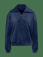 Velour Rib Sweater - Admiral - TRIUMPH Admiral - TRIUMPH