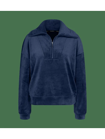 Velour Rib Sweater - Admiral - TRIUMPH Admiral - TRIUMPH Velour Rib Sweater - Admiral - TRIUMPH Admiral - TRIUMPH