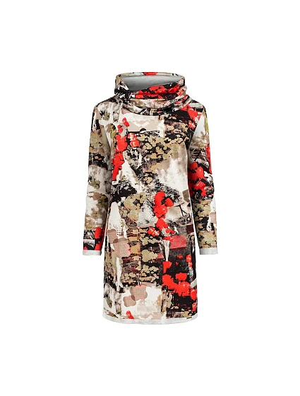 Dámské šaty s rolákem a barevným vzorem model 7960797 - numoco